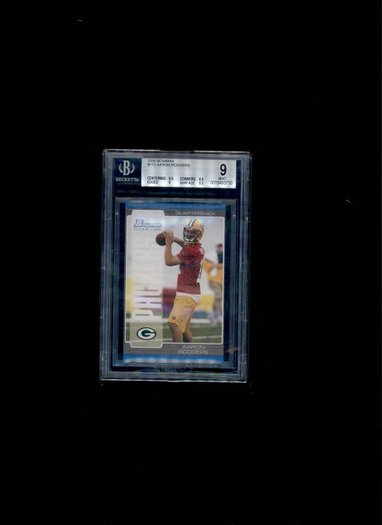 2005 Bowman Aaron Rogers BCG 9