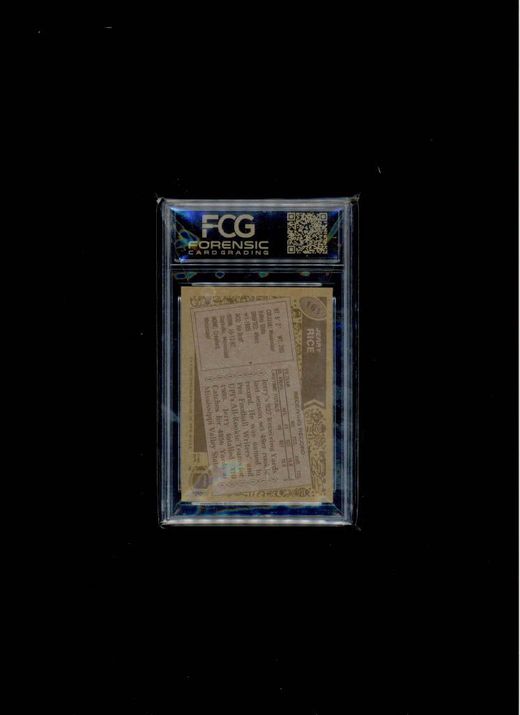 1986 Topps Jerry Rice FCG 7