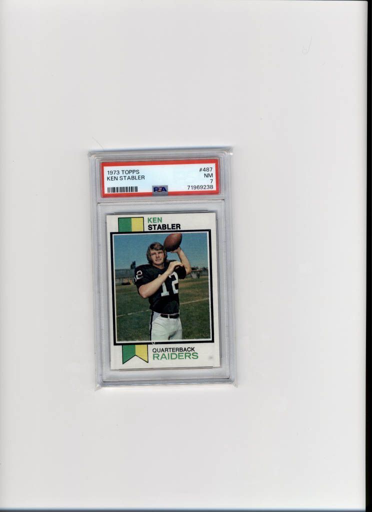 1973 Topps Ken Stabler PSA 7