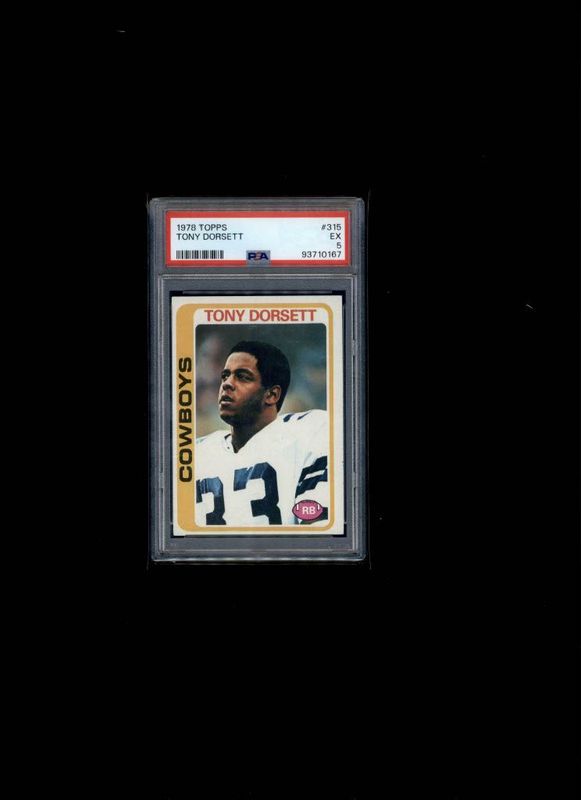1978 Topps Tony Dorsett PSA 5