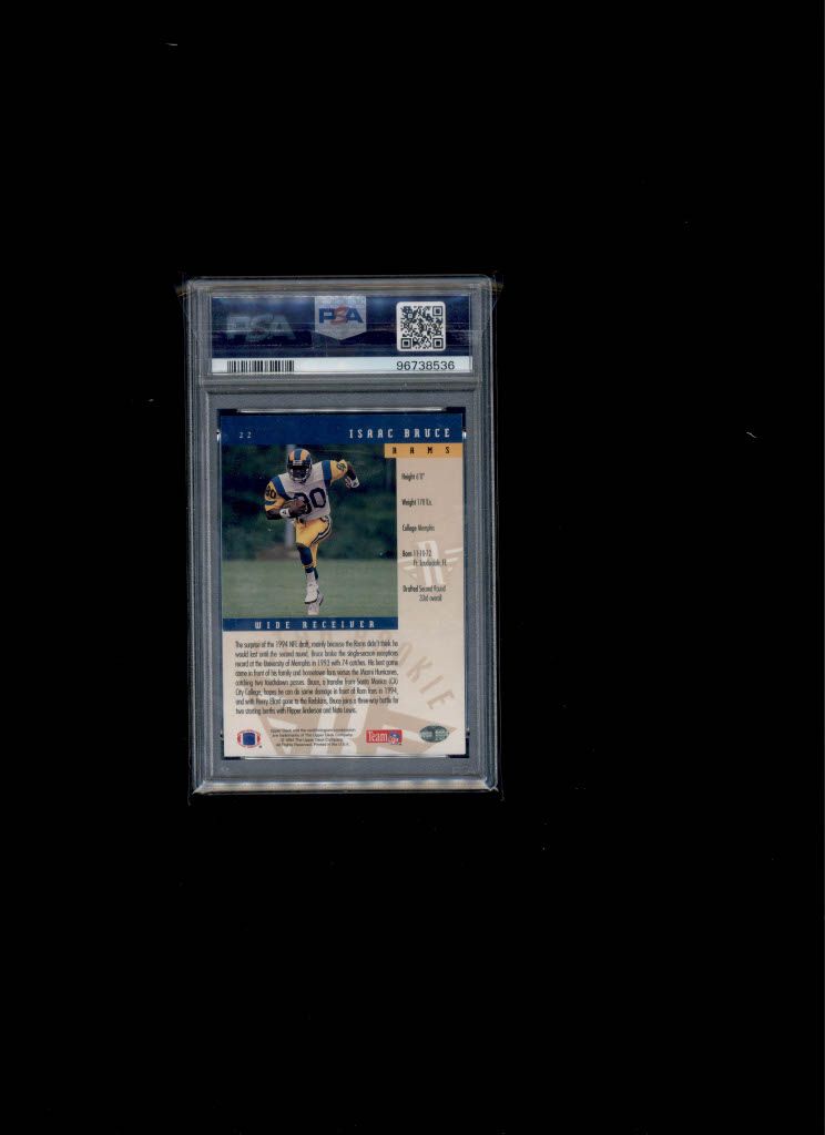 1994 Upper Deck Isaac Bruce PSA 6