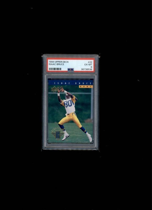 1994 Upper Deck Isaac Bruce PSA 6