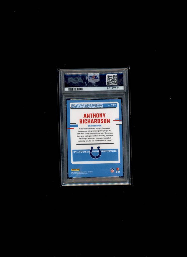 2023 Donruss Optic Anthony Richardson PSA 10