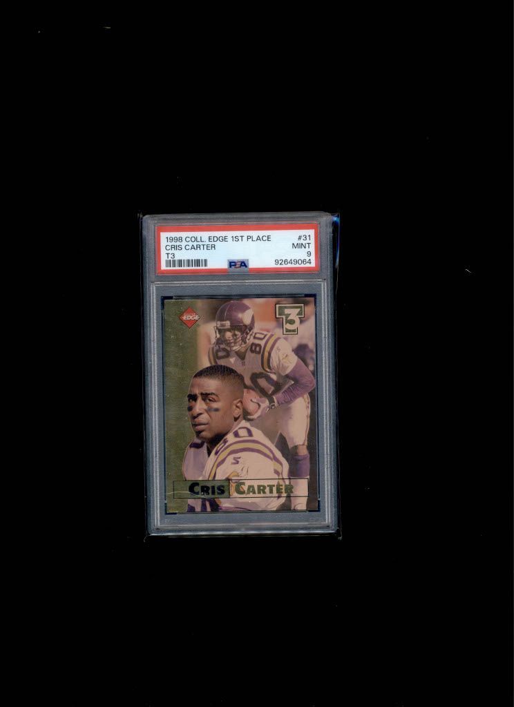 1998 Collectors Edge Cris Carter PSA 9