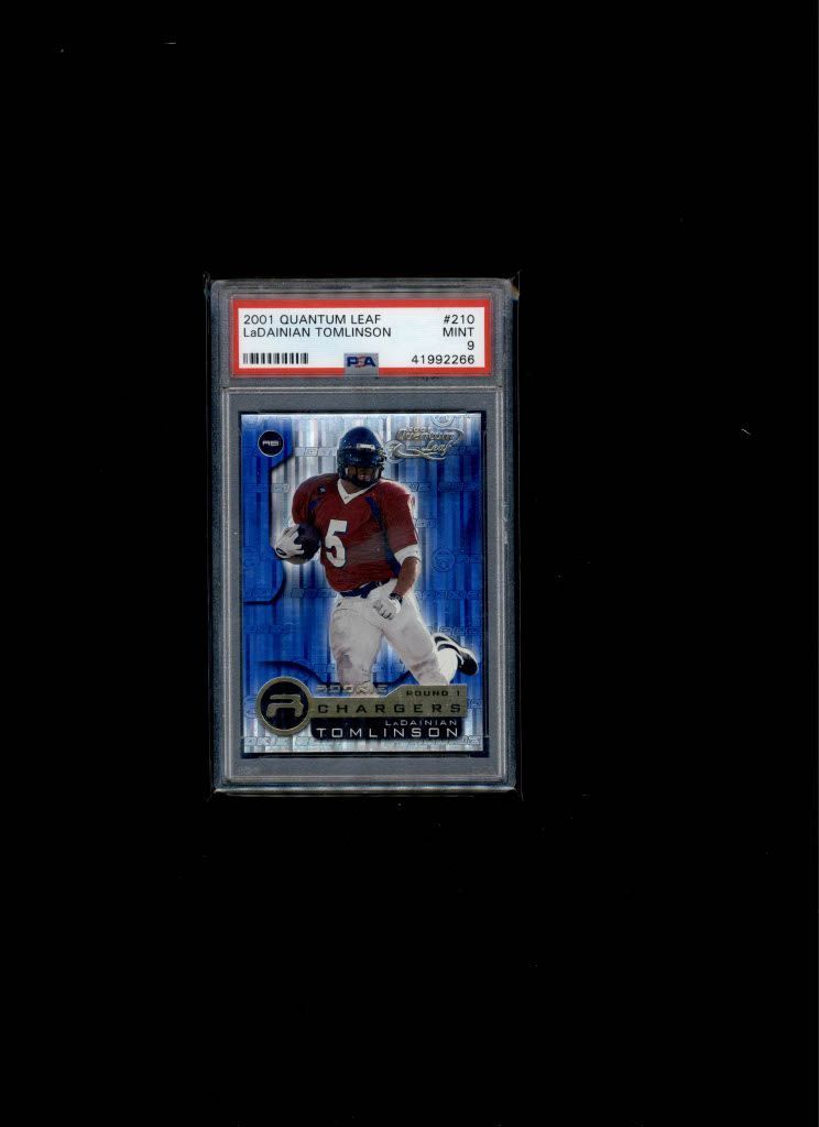2001 Quantum Leaf LaDainian Tomlinson PSA 9