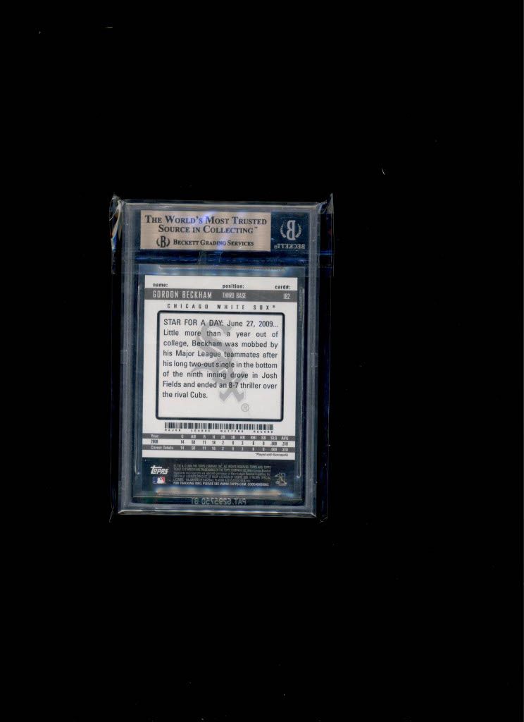 2009 Topps Ticket to Stardom Gordon Beckham BGC 9.5