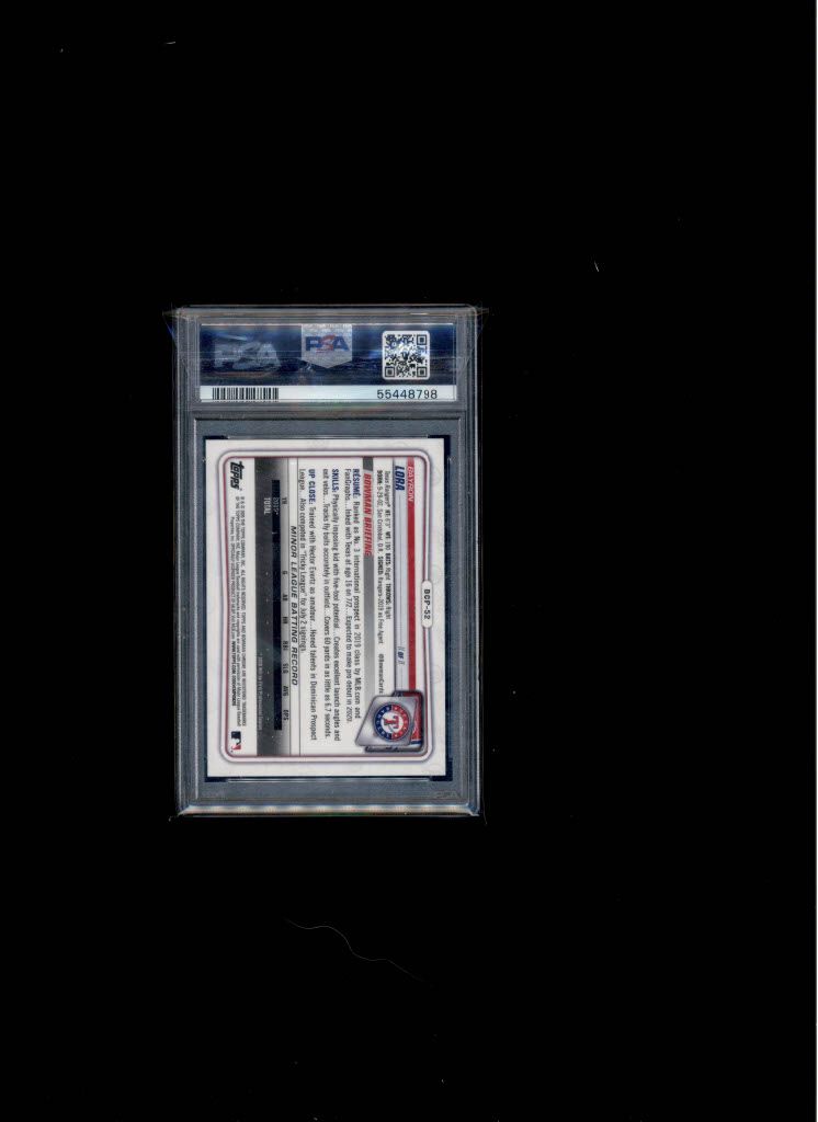 2020 Bowman Chrome Bayron Lora PSA 10
