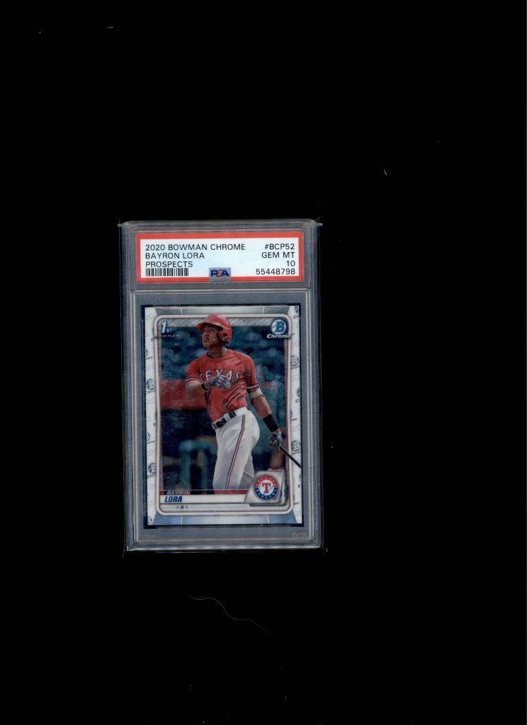 2020 Bowman Chrome Bayron Lora PSA 10