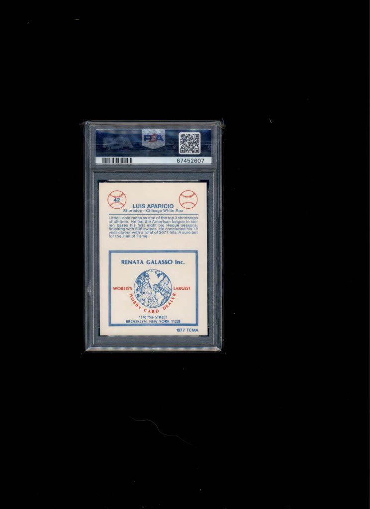 1977 TCMA Luis Aparicio PSA 7