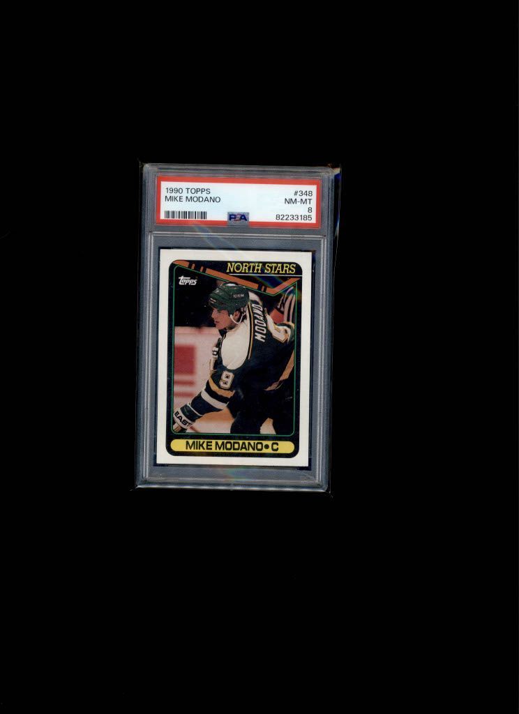 1990 Topps Mike Modano PSA 8