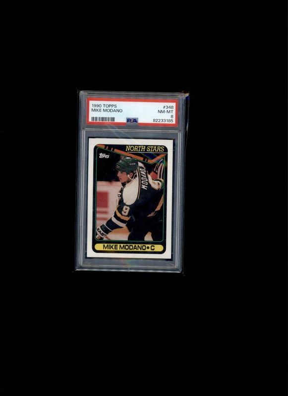 1990 Topps Mike Modano PSA 8