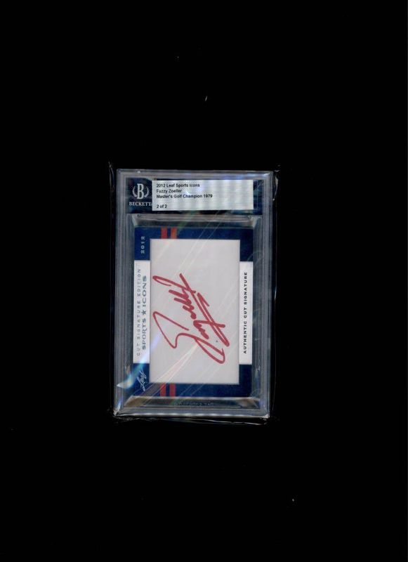 2012 Leaf Sports Icons Master of Champion 1979  2/12 Fuzzy Zoeller BCG
