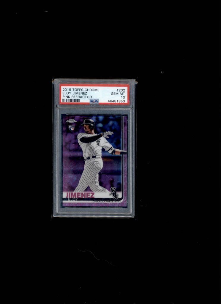 2019 Topps Chrome Eloy Jimenez PSA 10