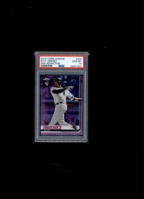 2019 Topps Chrome Eloy Jimenez PSA 10