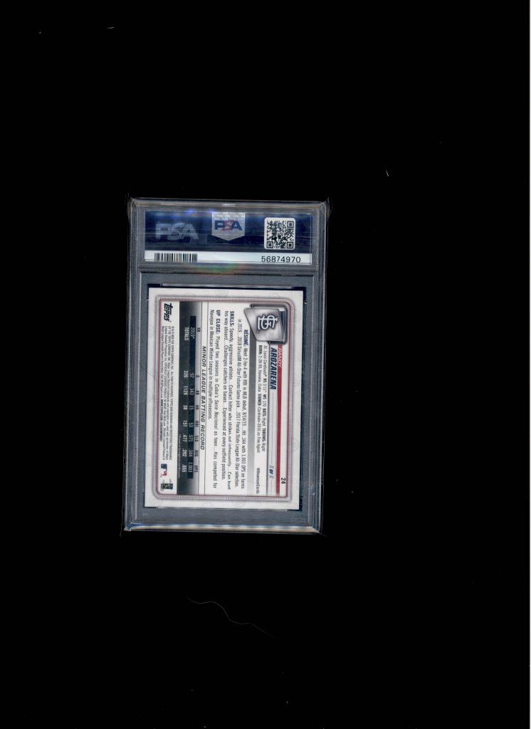 2020 BOWMAN #24 RANDY AROZARENA PSA 10