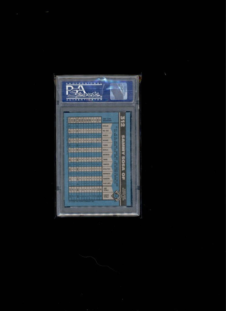 1989 BOWMAN #312 SAMMY SOSA NM-MT 8