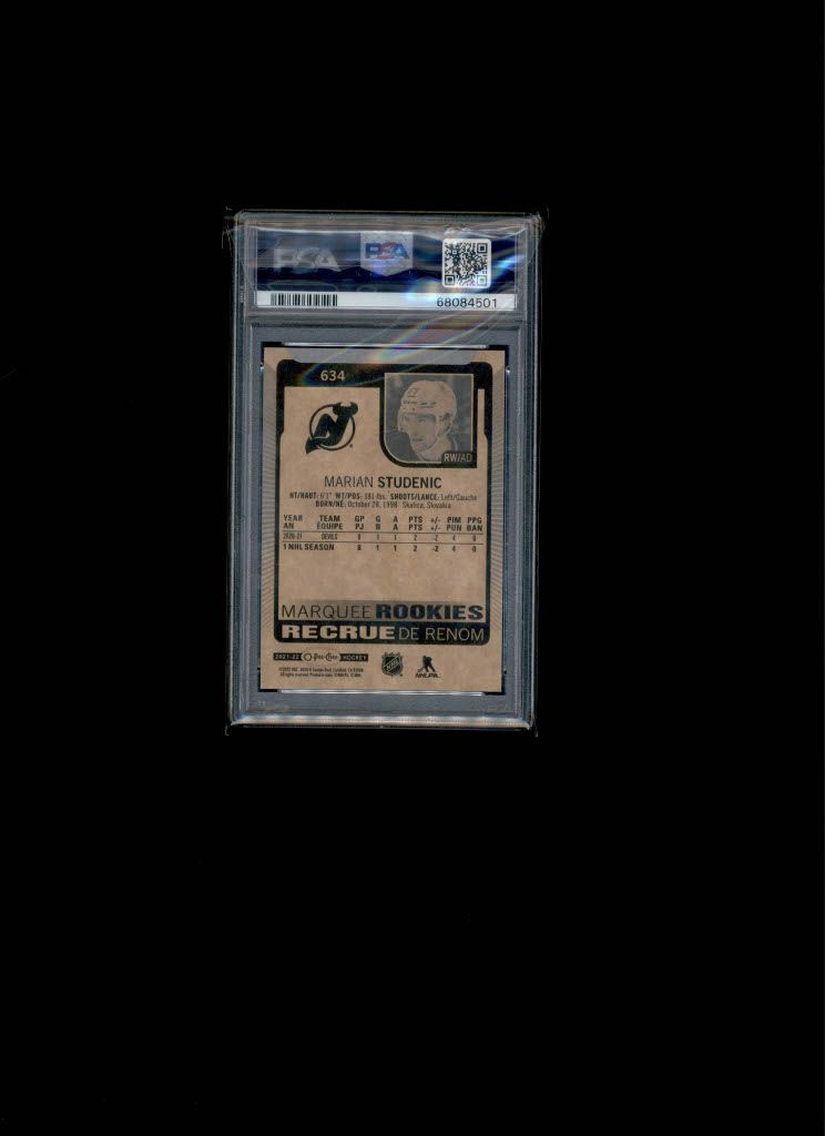 2021 O-Pee-Chee update Marian Sudanic PSA 10