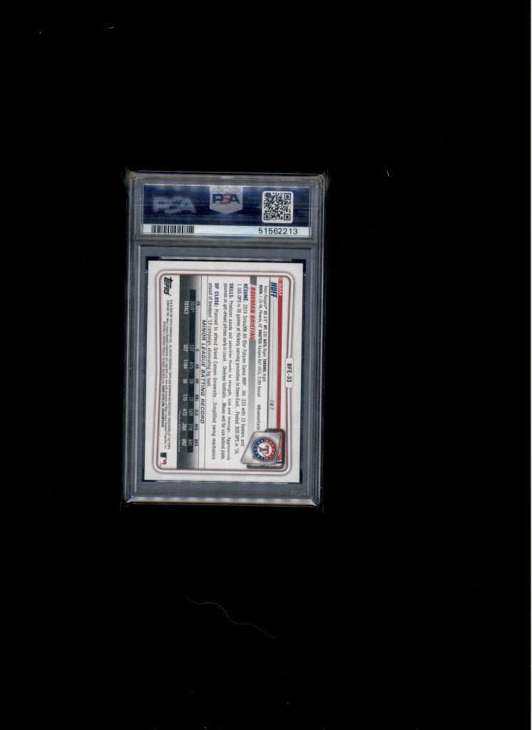 2020 Bowman 1st ED Sam Huff PSA 10