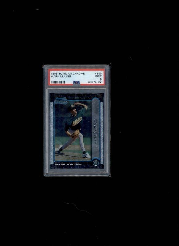 1999 Bowman Chrome Mark Mulder PSA 9