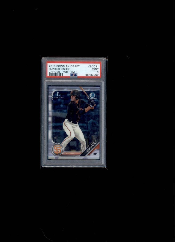 2019 Bowman Draft Hunter Bishop PSA 9