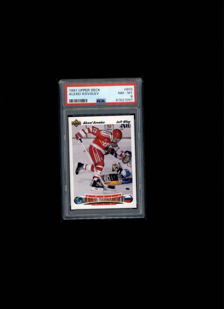 1991 Upper Deck Alexei Kovalev PSA 8