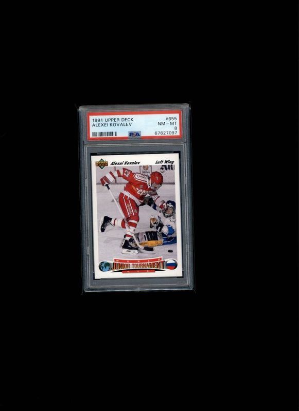 1991 Upper Deck Alexei Kovalev PSA 8