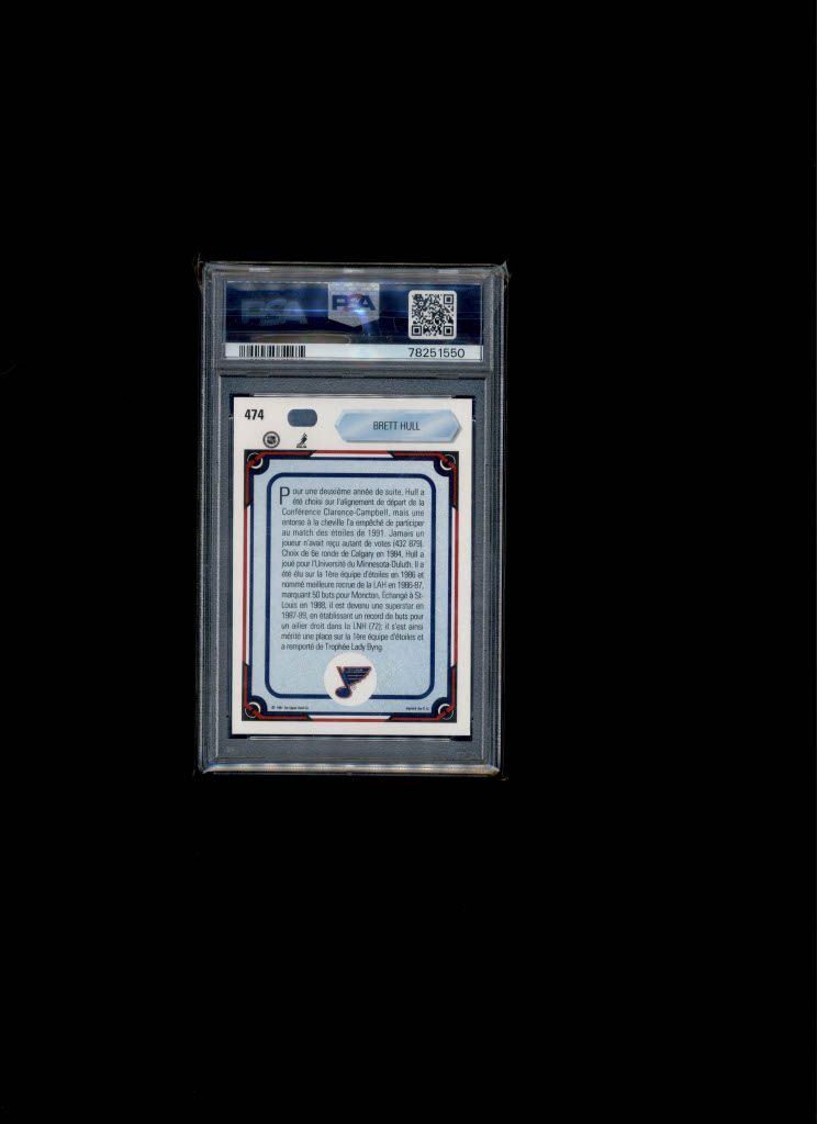 1990 O-Pee-Chee Premier Brett Hull PSA 9