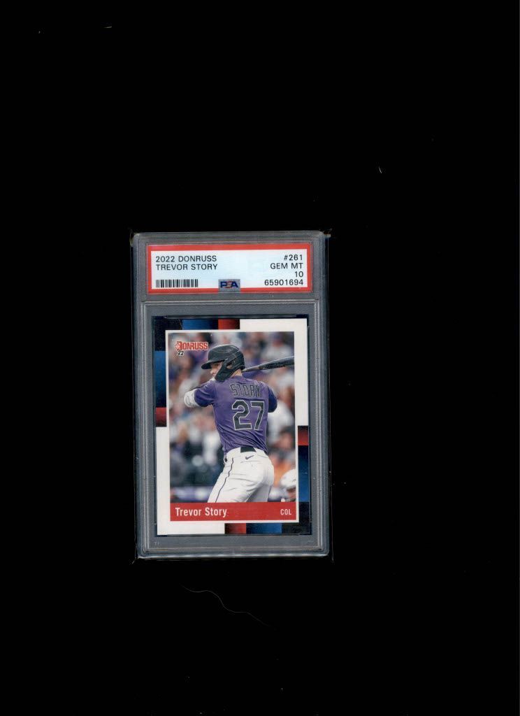 2022 Donruss Trevor Story PSA 10