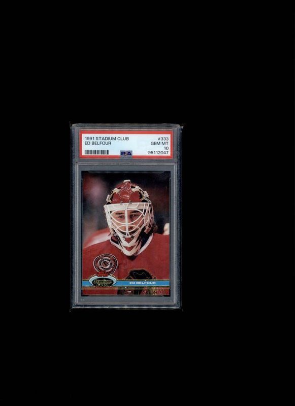 1991 Stadium Club Ed Belfour PSA 10