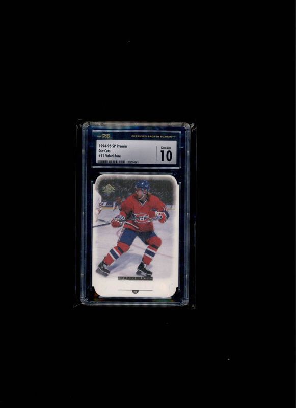 1994-95 SP Premier Die Cuts Valeri Bure CSG 10
