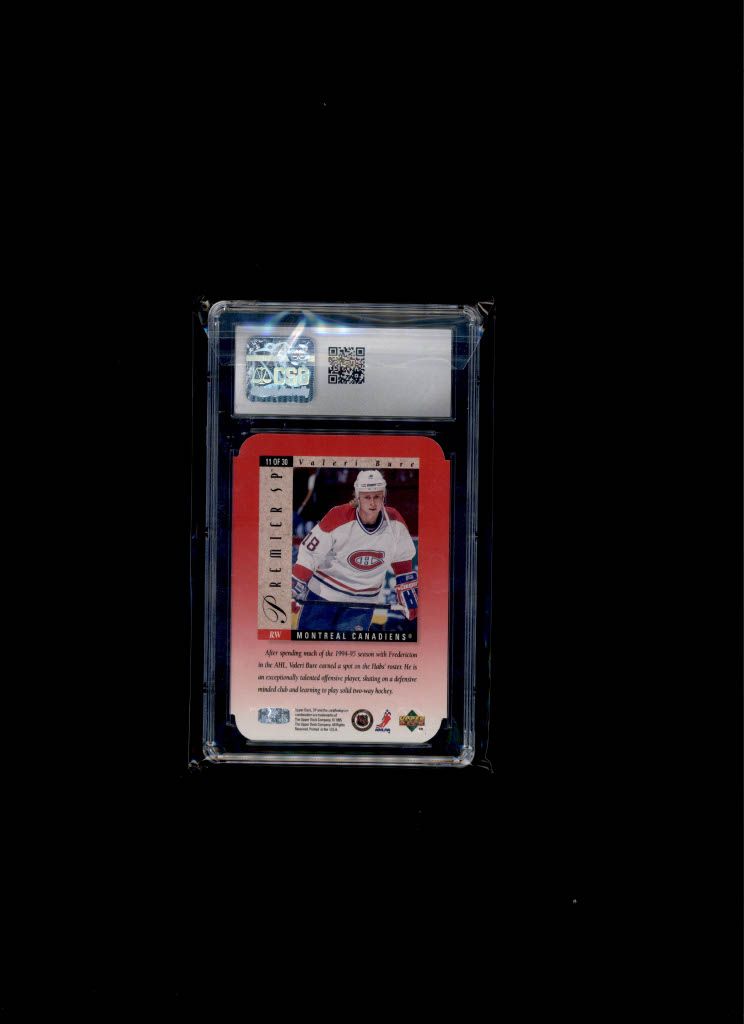 1994-95 SP Premier Die Cuts Valeri Bure CSG 10