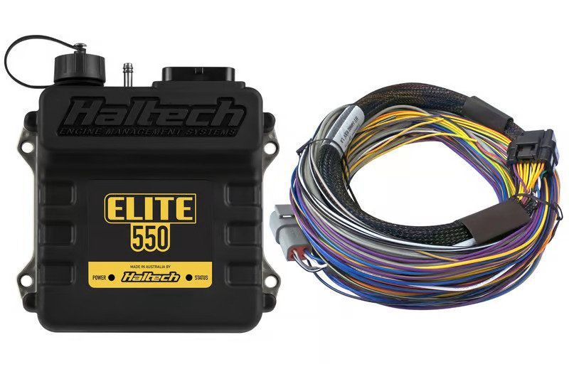 Haltech Elite 550 + Basic Universal Wire-in Harness Kit Length: 2.5m (8&#39;)