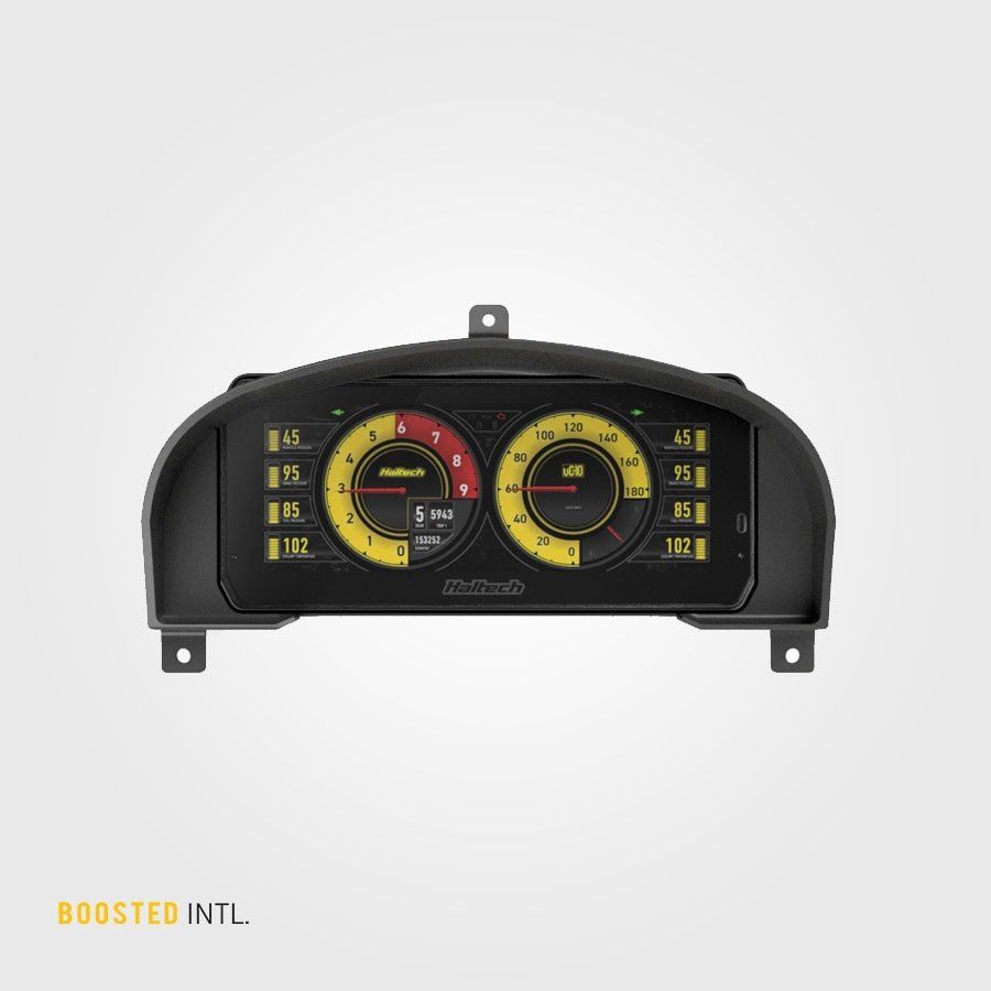 Haltech uC-10 Dash and Nissan Skyline R34 Mount Kit