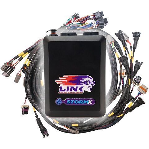 LINK G4X StormX ECU + Terminated LS Engine Harness Drive-by-Cable Bundle