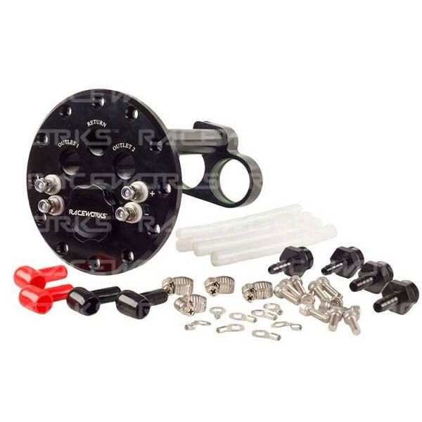 Raceworks Single/Twin Fuel Pump Hanger - Suit 39-40MM Pumps