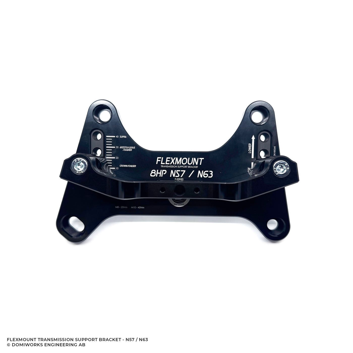 FLEXMOUNT TRANSMISSION SUPPORTING BRACKET 8HP70, Gearbox Type: 650697547-4, Include OEM Bushings: Yes, Speed Sensor Bracket: 650697547-4