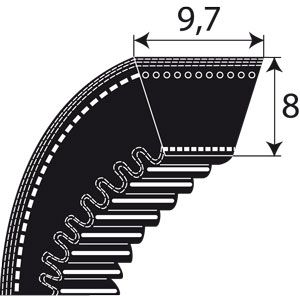 COURROIES CRANTEES SERIE XPZ POUR FACONNEUSE STAF