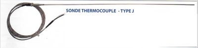 Sonde thermocouple type J adaptable sur Four PAVAILLER Long câble 1,5 M