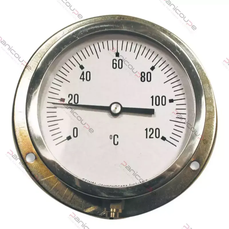 Thermomètre à capillaire boitier métal ø 100 mm 0°/+120°C