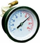 Thermomètre à capillaire boitier métal diam 80 mm -40/+40°C