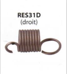 Ressort Droit à traction pour racleur supérieur de façonneuse PANIRECORD