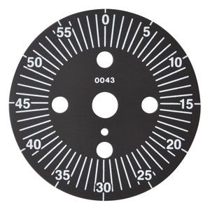 Cadran gradué pour Minuteries 60 minutes