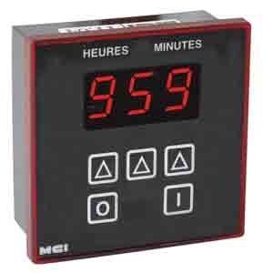 Minuterie électronique MCI 693FE- 0 à 9 heures 59 minutes 230V
