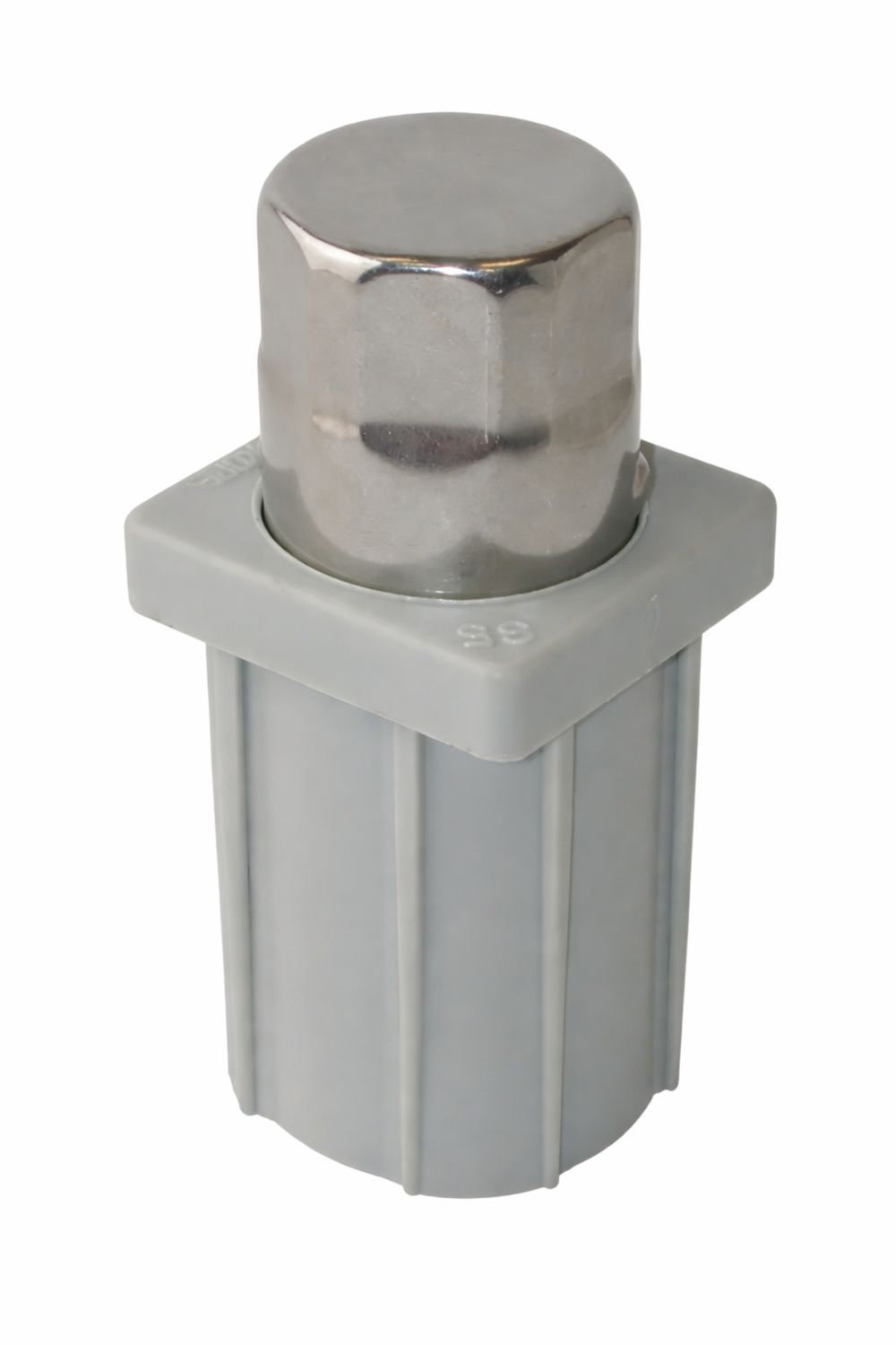 Vérin en composite embouts Inox pour tubes carrés de 35 x 35 mm ext