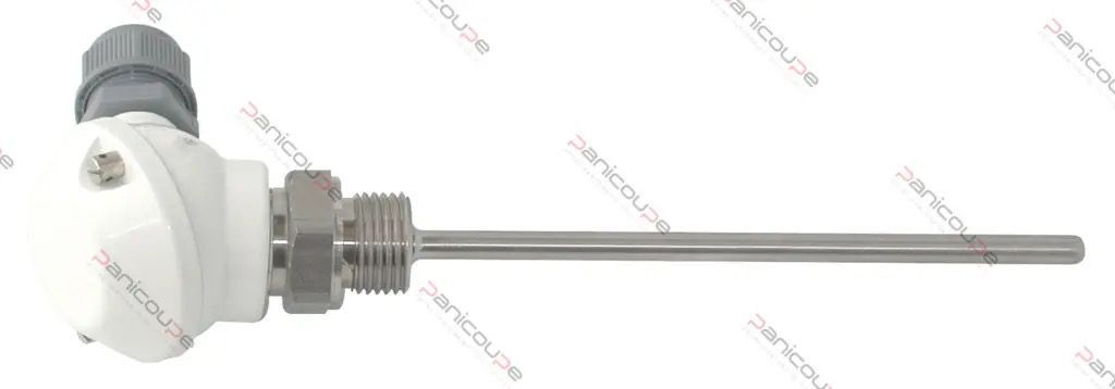 Sonde PT100 (3 fils) avec tête de raccordement