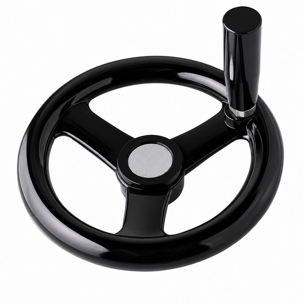VOLANT BAKELITE 3 BRANCHES AVEC POIGNEE diam 150 mm VOLANT BAKELITE 3 BRANCHES AVEC POIGNEE diam 150 mm