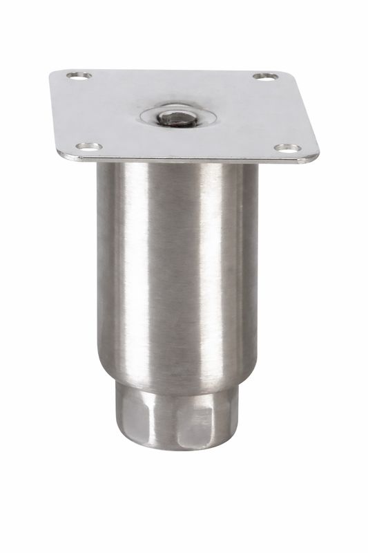 Pieds réglables tout INOX  CHARGE MAXI 900kg - 100 A 144 mm