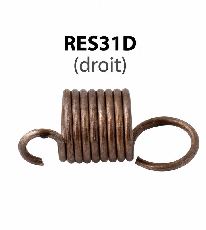 Ressort Droit à traction pour racleur supérieur de façonneuse PANIRECORD Ressort Droit à traction pour racleur supérieur de façonneuse PANIRECORD