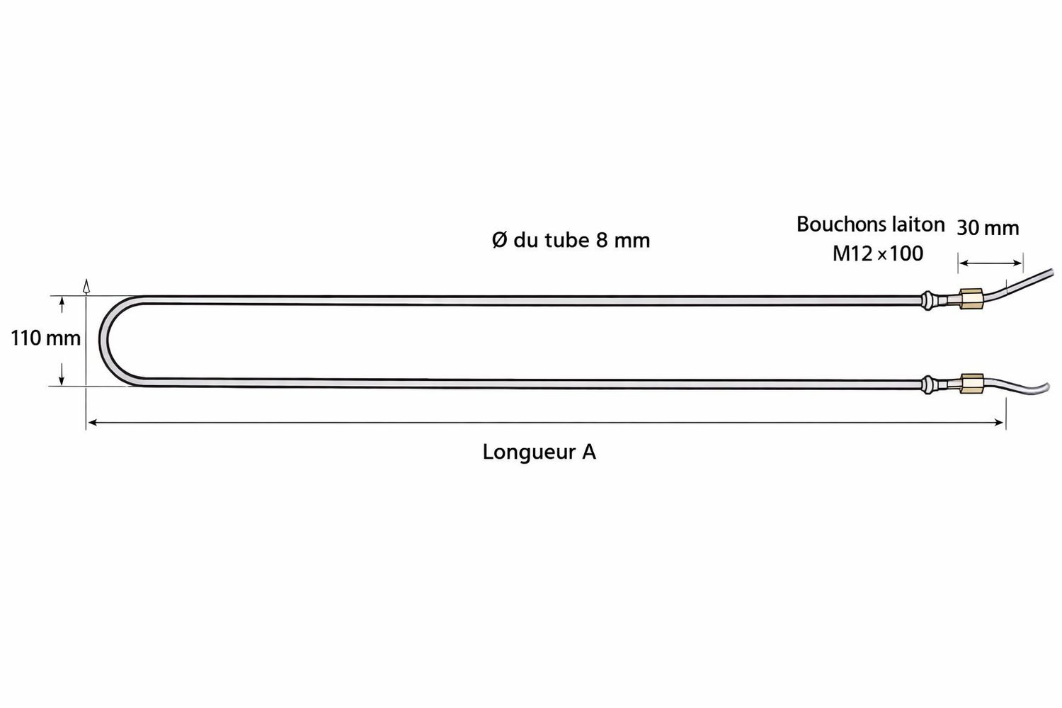 Résistance principale pour four à sôle électrique BONGARD
