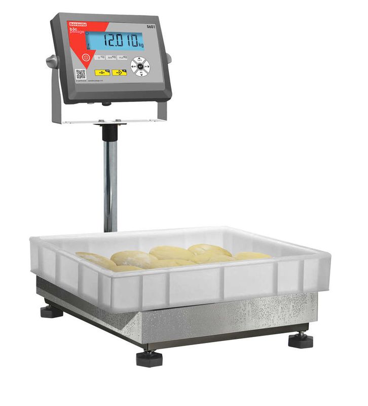 Balance avec indicateur séparé   S601-30P 30kg/5g plateau 300 x 300 mm